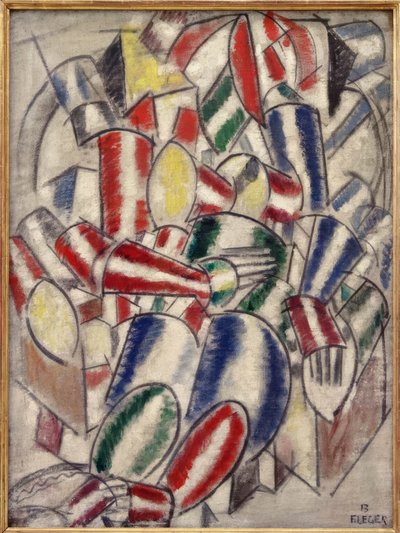 Vrouw in fauteuil door Fernand Leger