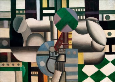Vrouw en stilleven door Fernand Leger