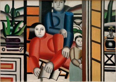 Personen in de tuin door Fernand Leger