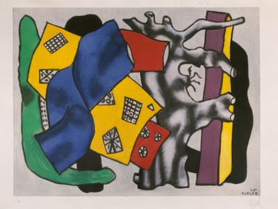 "Racines grises" (Grijze wortels) door Fernand Leger
