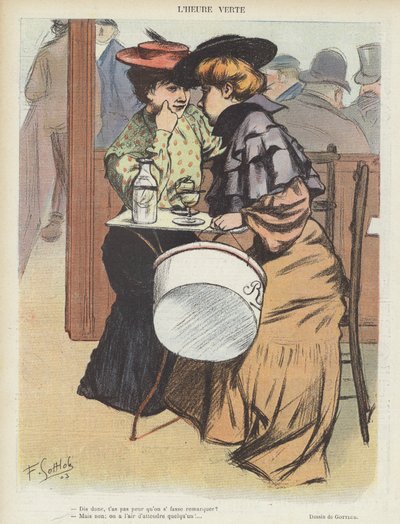 Illustratie voor Le Rire door Fernand Louis Gottlob