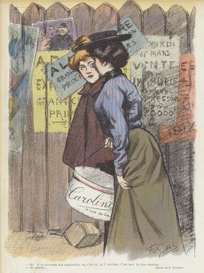 Illustratie voor Le Rire door Fernand Louis Gottlob