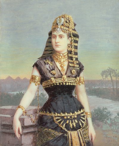 Lady Paget (Mevrouw Arthur Henry Paget) 1891 door Fernand Paillet