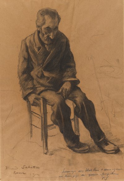 Mannelijk figuur door Fernand Sabatte