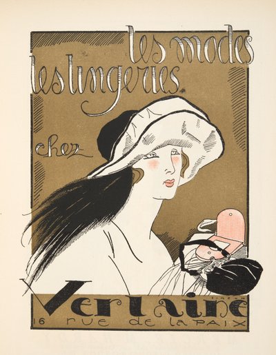 Advertentie voor Verlaine, uit Gazette de Bon Ton door Fernand Siméon