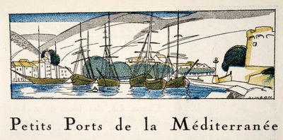 Middellandse Zeehaven uit Gazette de Bon Ton, uitgegeven 1920 door Fernand Siméon
