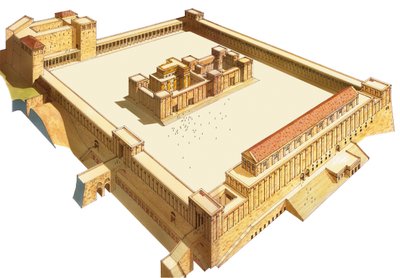 Tempel in Jeruzalem. Herodes