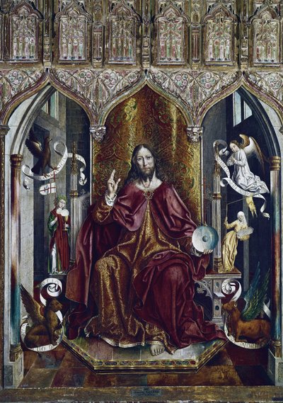 De zegenende Christus door Fernando Gallego