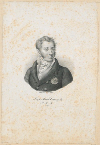Prins Adam Jerzy Czartoryski 1770-1861, 1831 door Filip Romanowski