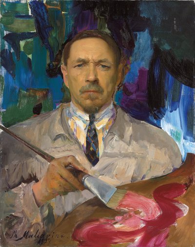 Zelfportret door Filipp Andreevich Maliavin