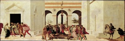 De dood van Lucrece door Filippino Lippi