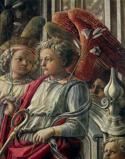 Madonna en Kind met Engelen en Heiligen, ook wel Onze Lieve Vrouw van de Heilige Geest of Barbadori Altaarstuk genoemd door Filippino Lippi