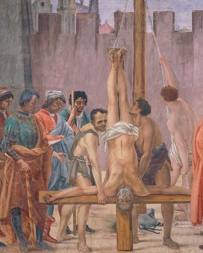 Martelaarschap van Sint Petrus, door Filippino Lippi door Filippino Lippi
