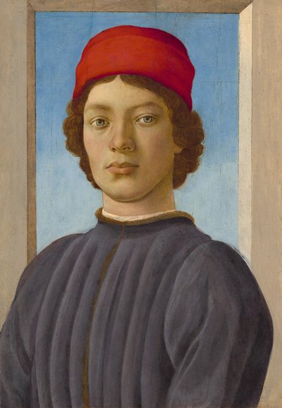 Portret van een jongeling, ca. 1485 door Filippino Lippi