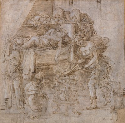 De dood van Meleager, ca. 1490s door Filippino Lippi