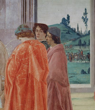 Het Geschil met Simon Mago en de Kruisiging van St. Peter (detail) door Filippino Lippi