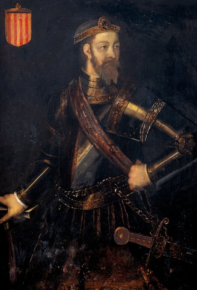 Portret van Ramon (Raymond) Borell I (972-1017), Graaf van Barcelona, Gerona en Ausona door Filippo Ariosto