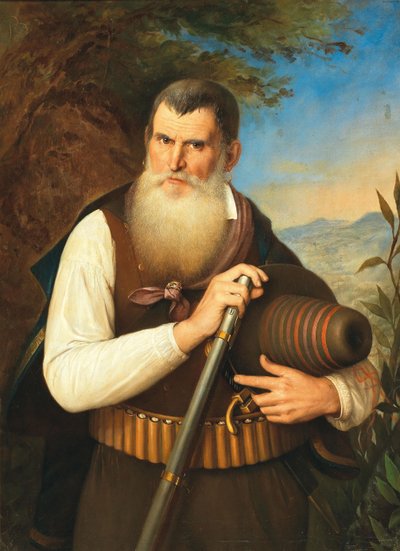 Portret van Antonio Gasbarrone 1793-1880 door Filippo Balbi