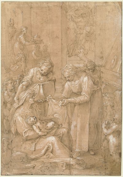 Geboorte van de Maagd door Filippo Bellini