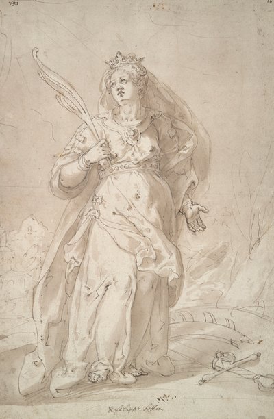 Sint-Catharina van Alexandrië door Filippo Bellini