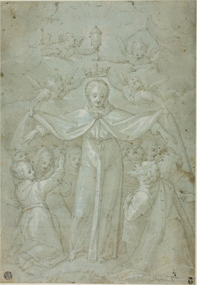 Maagd van Barmhartigheid (Madonna della Misericordia) door Filippo Bellini