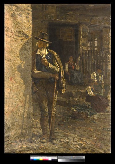 Boerenfamilie in de Veneto-regio door Filippo Carcano