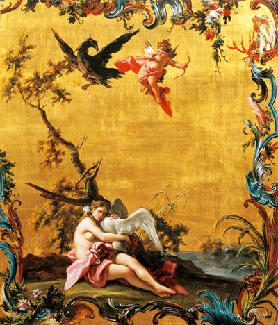 Leda en de Zwaan door Filippo Falciatore