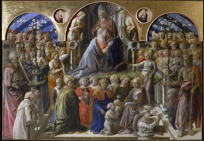 Kroning van de Maagd (1441-1447) door Filippo Lippi
