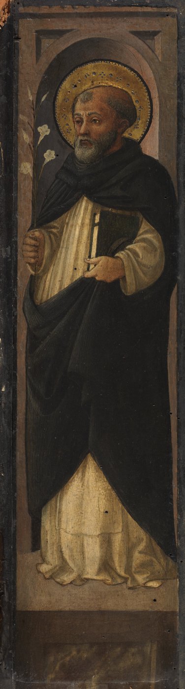 Sint Dominicus door Fra Filippo Lippi