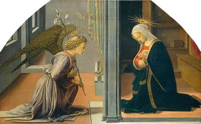 De annunciatie door Filippo Lippi