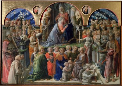 De kroning van de Maagd door Filippo Lippi