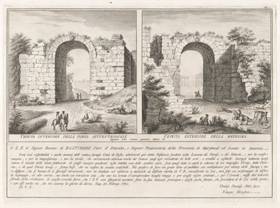Toewijdingspagina, uit Antichità di Pesto (Oudheden van Paestum) door Filippo Morghen