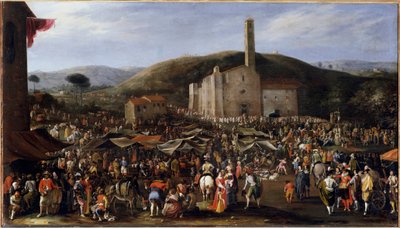 De kermis van Impruneta. Hertog Cosimo II de