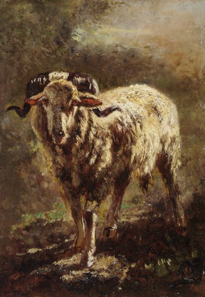 Geit door Filippo Palizzi