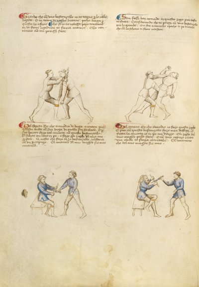 Gevecht met Rondel en Dolk door Fiore Furlan dei Liberi da Premariacco