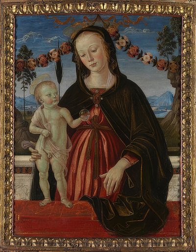 Madonna met kind door Fiorenzo di Lorenzo
