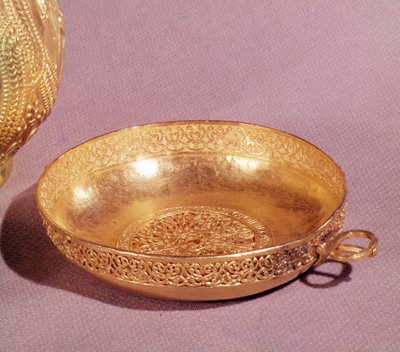 Kom uit Nagyszentmiklos, Roemenië, 8e-9e eeuw door First Bulgarian Kingdom