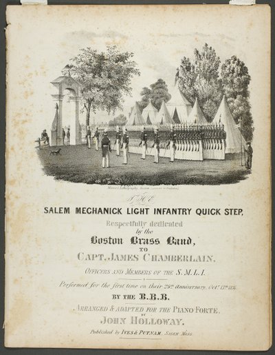De Salem Mechanick Lichte Infanterie Snelle Stap door Fitz Henry Lane