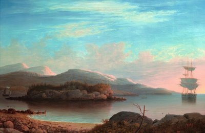 Voor Mount Desert Island door Fitz Henry Lane