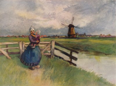 Uitzicht in Holland, 1907 door Flame Engraving Co
