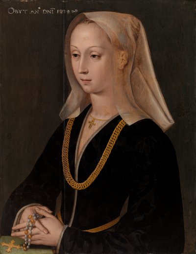 Portret van een vrouw door Flemish Master, Cologne Master