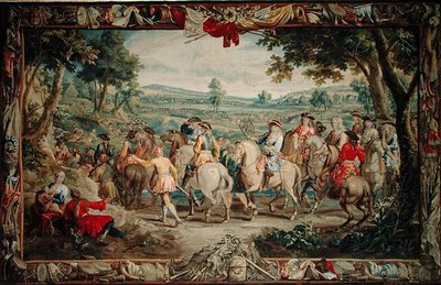 Een cavalerieprocessie, uit de serie 