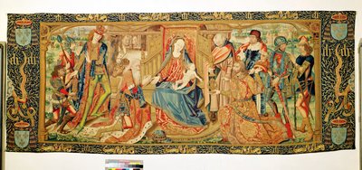Aanbidding der Wijzen, 15e-16e eeuw door Flemish School