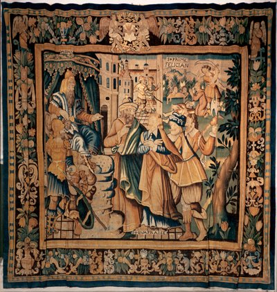 Geschiedenis van Sainte Foy (?). Teksten: DASIAN, S+PRIME, S+eVAPRAISE. 16e eeuw (?) door Flemish School