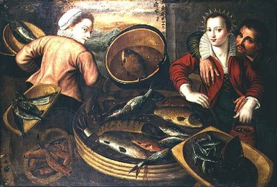 Kopie naar een schilderij in de Fishmongers