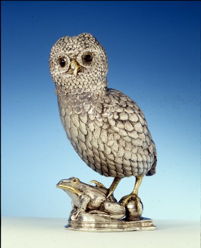 Beker in de vorm van een uil, Gent, c.1560 door Flemish School