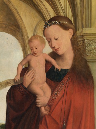 Madonna met Petrus Wijts (detail) door Flemish School