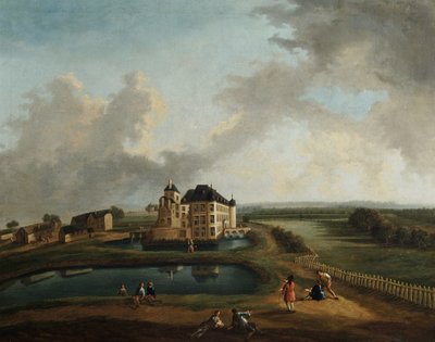 Vlaams kasteel door Flemish School
