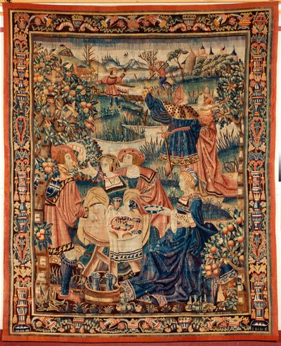 Vlaamse wandtapijt. 16e eeuw. door Flemish School