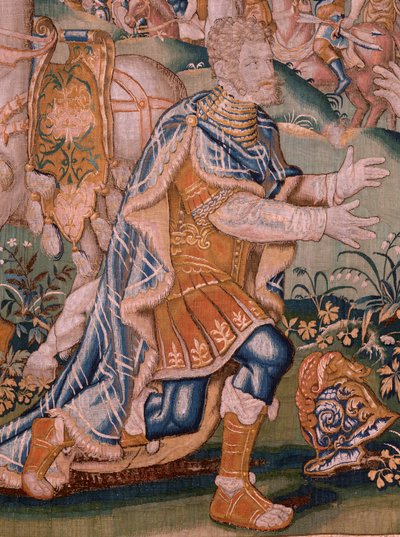 Alexander voor de Hogepriester Iaddo door Flemish School
